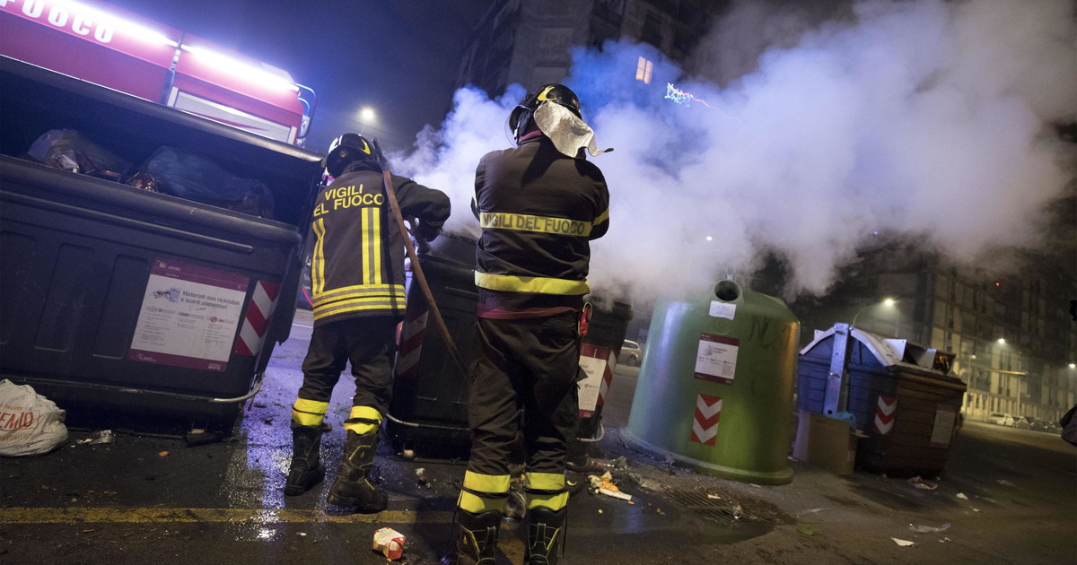 capodanno il bilancio degli interventi dei vigili del fuoco in tutta italia