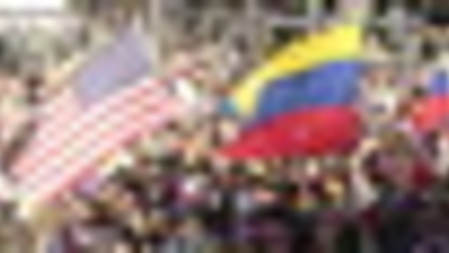 I venezuelani nel mondo che festeggiano la caduta di Maduro