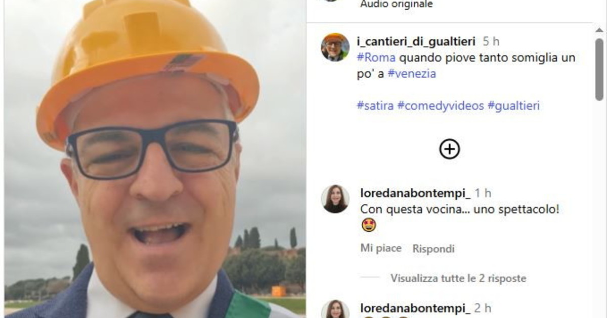 La satira di Simone Baldelli su Gualtieri: “Adesso ci mancano solo le gondole”