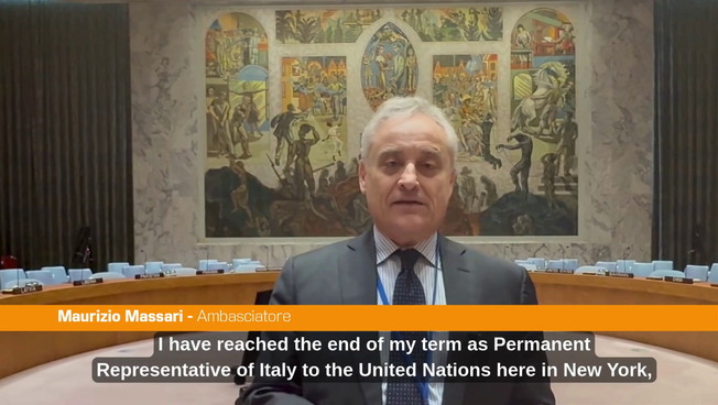 Onu, fine mandato per Massari 'Un periodo ricco di soddisfazioni e risultati'