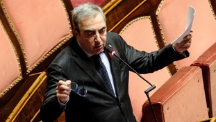 Gasparri azzanna Report: Bellavia? Intreccio inquietante. La Rai che fa?. L'accusa sui dossier