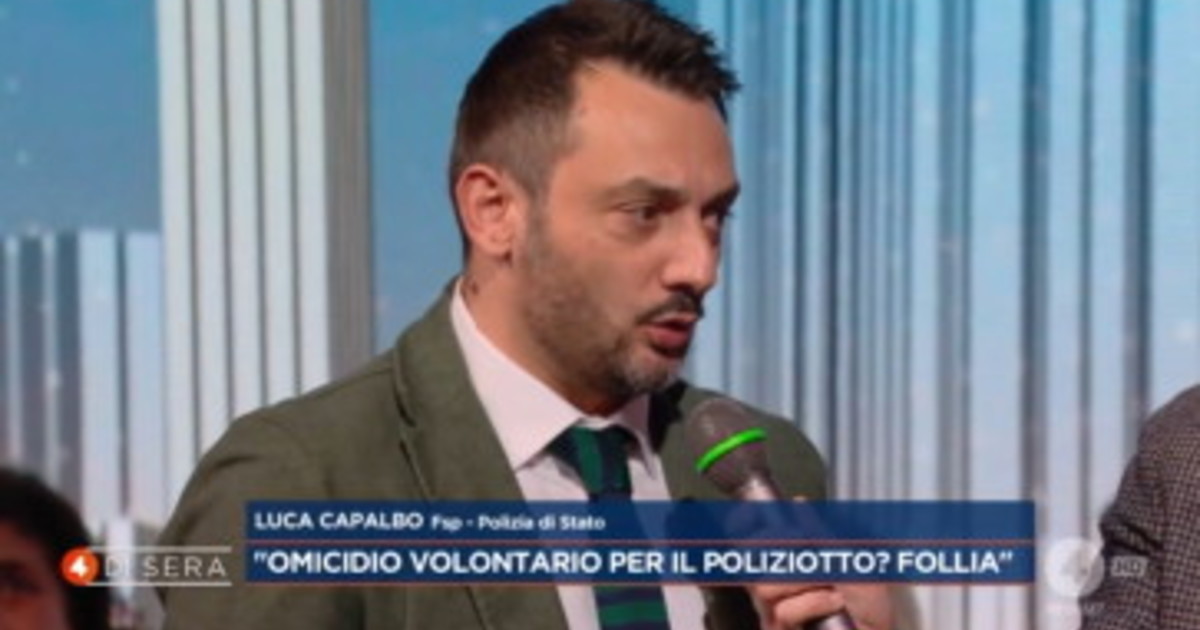 Omicidio volontario? Spersonalizzazione degli agenti. A 4 di Sera il poliziotto Luca Capalbo sul caso Rogoredo. Cosa ha detto
