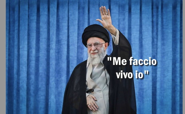 Il Tempo di Osho, la vignetta di oggi: Iran, Khamenei negozia con gli Usa (lunedì 2 febbraio)