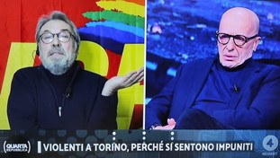 Quarta Repubblica, Cremaschi choc: le violenze di Torino colpa di Trump...
