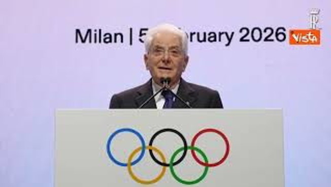 Milano Cortina, Mattarella: "L