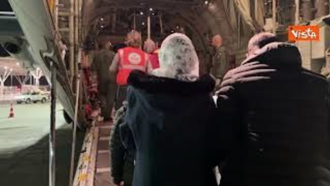 In arrivo in Italia 117 feriti palestinesi di cui 26 bisognosi di cure urgenti