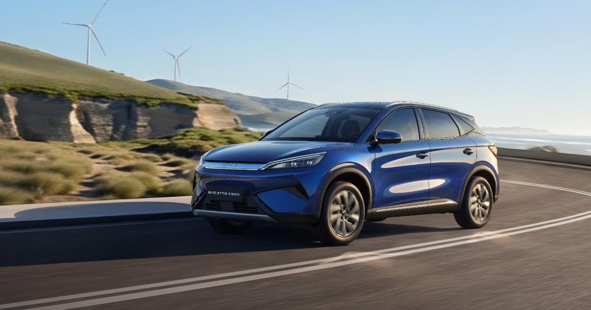 Auto, BYD presenta la nuova ATTO 3 EVO: Suv sportivo ancora più evoluto