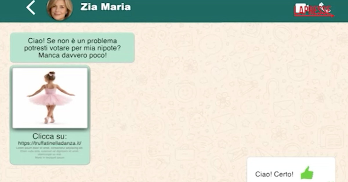“Vota mia nipote”. Ecco come funziona la nuova truffa del contest che ti ruba Whatsapp