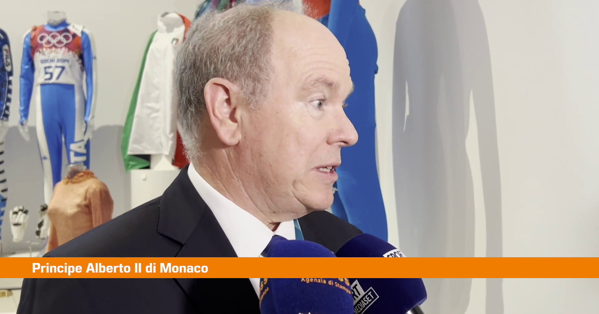 Alberto di Monaco "Milano-Cortina entusiasmante, Lollobrigida bel momento sport"