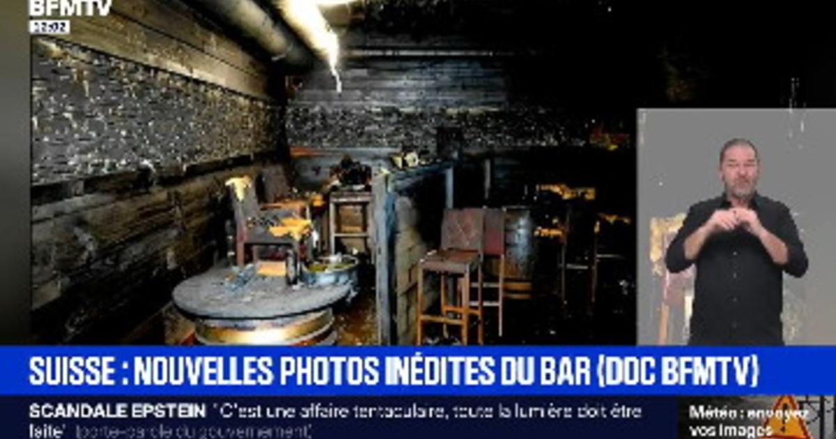 Crans Montana, le immagini del locale carbonizzato