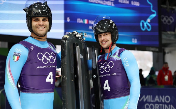 Altro oro Italia dallo slittino col doppio maschile Rieder-Kainzwaldner