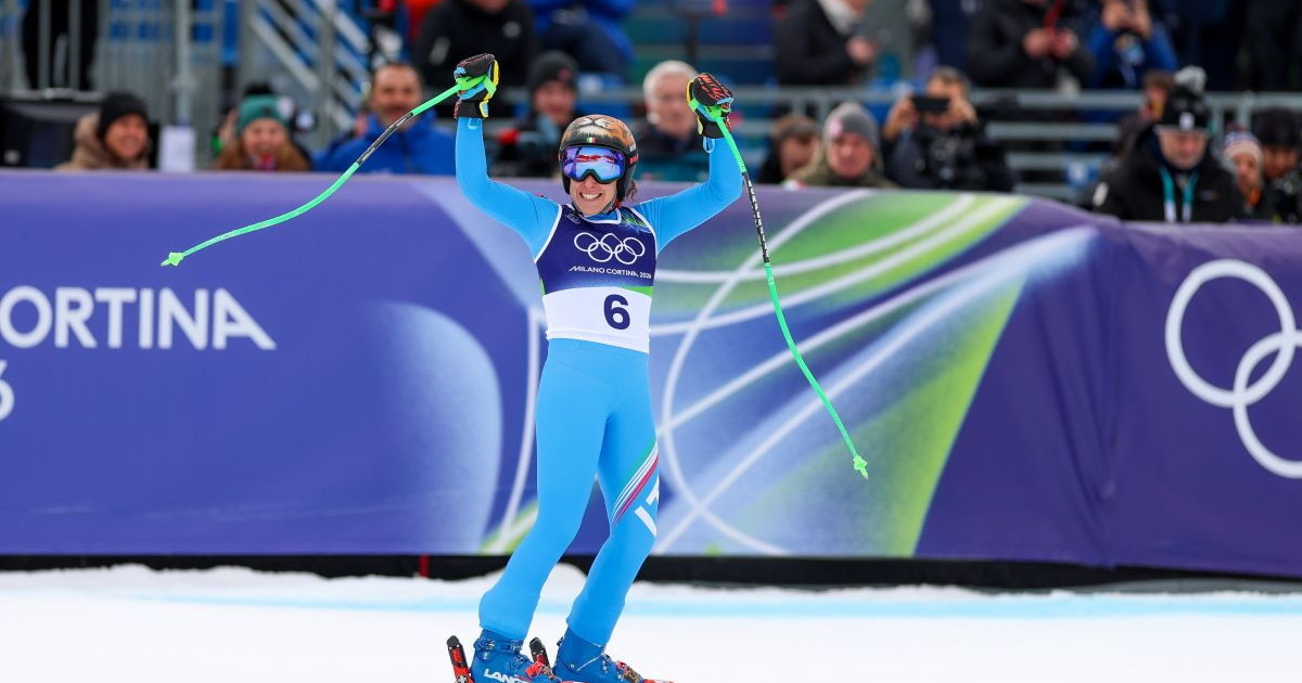 Capolavoro Brignone a Milano-Cortina, oro in supergigante davanti a Mattarella