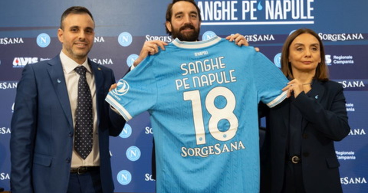 “Sanghe pe Napule”, Sorgesana con SSC Napoli e Avis per la donazione del sangue