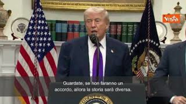 Trump: "Dobbiamo raggiungere accordo con Iran o per loro la situazione sarà traumatica"