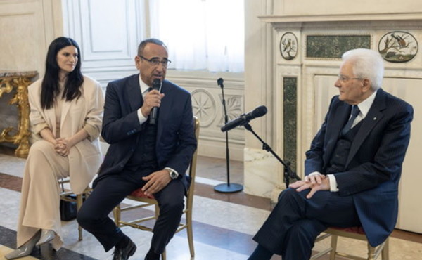 Sanremo, Conti a Mattarella “Celebreremo gli 80 anni della Repubblica Italiana”