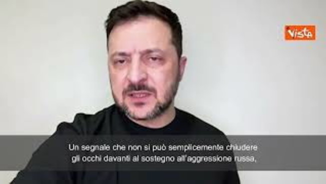 Zelensky: Sanzioni contro cittadini russi che lavorano per la guerra e usano anche lo sport