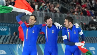 Pattinaggio, medaglia d'oro per l'Italia anche nell'inseguimento a squadre