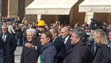 Niscemi, applausi per Mattarella: Le condizioni sono difficili ma il sostegno dello Stato c'è