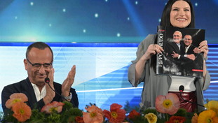 Sanremo al via, Conti smonta i teoremi sinistri: Sono un uomo libero