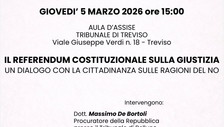 Referendum, se a Treviso il comizio per il No si fa in Tribunale
