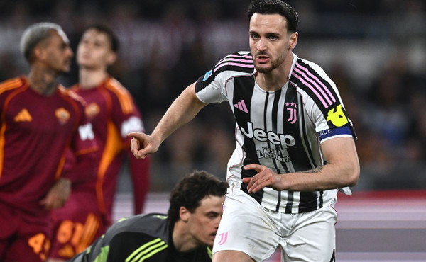 Gatti salva la Juve al 93′, la Roma si morde le mani: 3-3 all'Olimpico