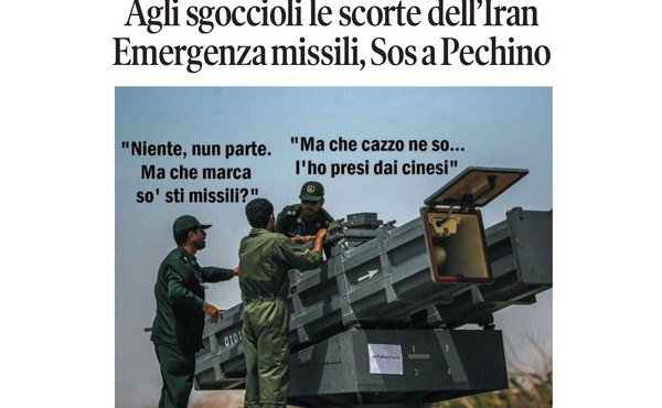 Il Tempo di Osho, la vignetta di oggi: l'Iran a corto di missili e droni (sabato 7 marzo)