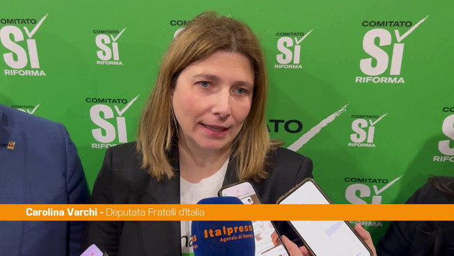 Referendum, Varchi 'Vincerà il Sì, riforma restituirà rispetto a magistratura'