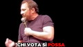 Quien vote Sí puede morir mañana, asalto contra el actor Montanini