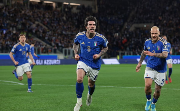 Tonali-Kean lanciano l'Italia, azzurri in finale ai play-off Mondiali