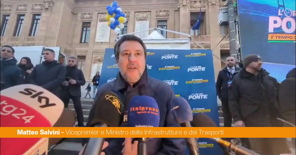 Ponte sullo Stretto, Salvini "Antidoto alla mafia e simbolo di capacità"