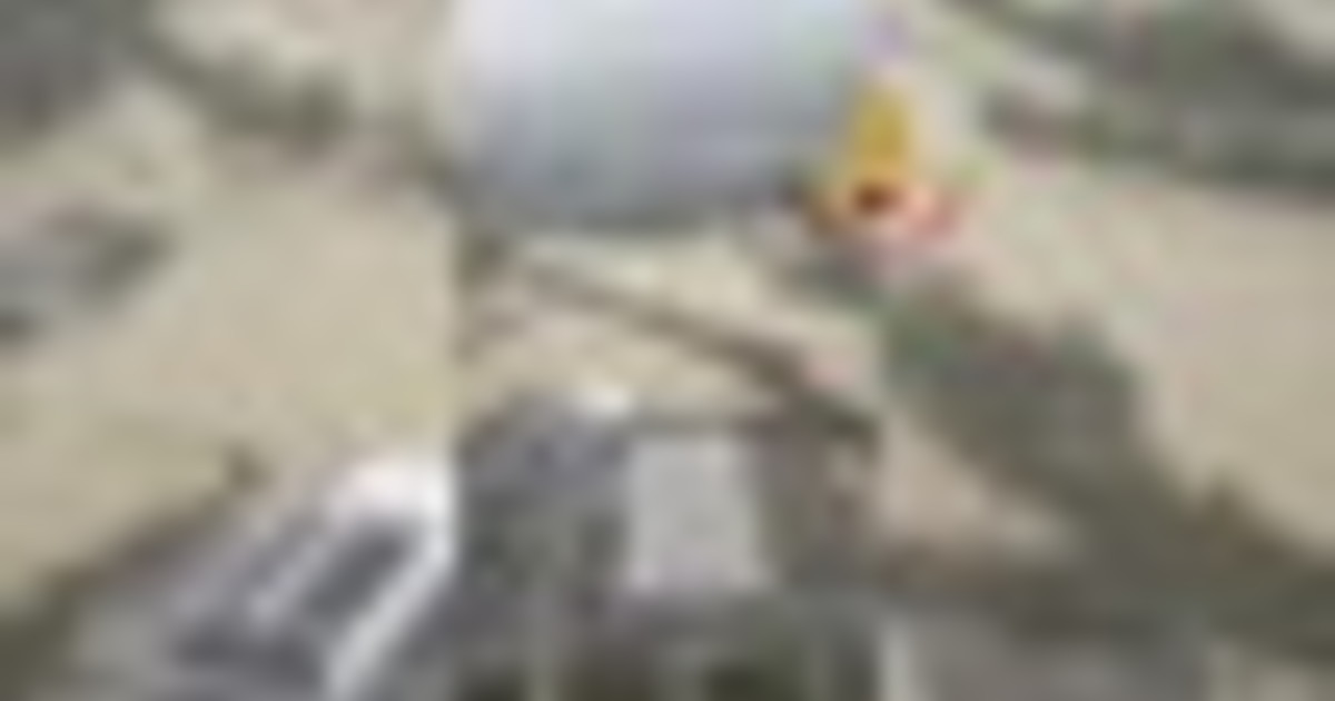 Maltempo in Abruzzo, l'esondazione del fiume Pescara dall'alto