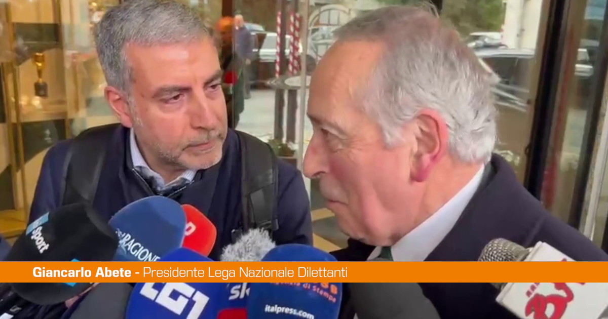 Abete "Sulle elezioni del presidente federale tempi tecnici da rispettare"