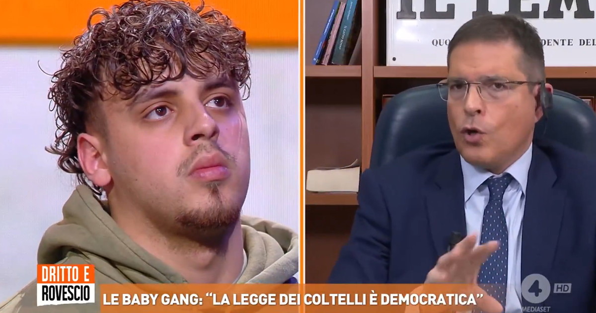 Diritto e Rovescio, Capezzone asfalta i maranza: 