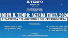 Agenda Italia 2026: il laboratorio de Il Tempo Una piattaforma per rilanciare lo sviluppo