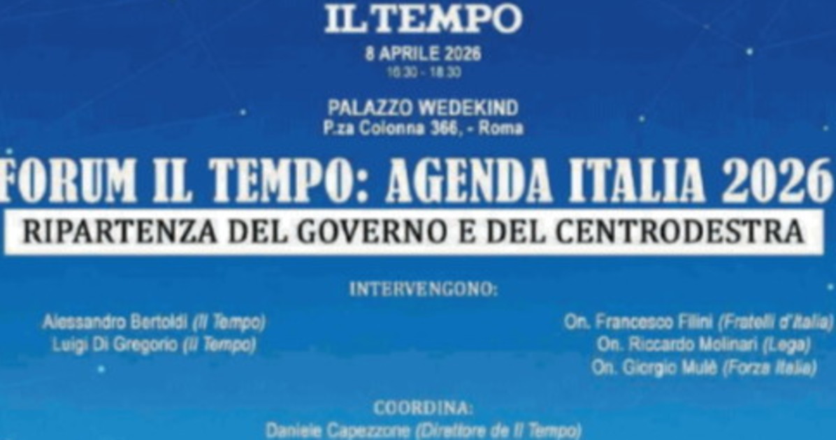 agenda italia 2026 il laboratorio de il tempo una piattaforma per rilanciare lo sviluppo da Iltempo.it agenda italia 2026 il laboratorio de il tempo una piattaforma per rilanciare lo sviluppo