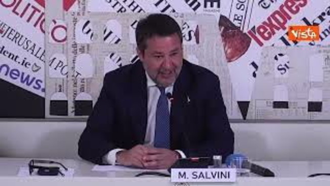 Salvini a stampa estera: Deroga a Patto stabilità Ue è il minimo di buonsenso