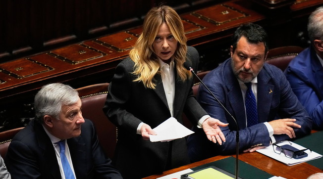 Meloni a la Cámara: No a la dimisión. Reforzar la OTAN y trabajar por una Europa más autónoma