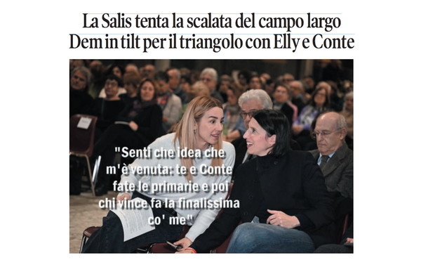 Il Tempo di Osho, la vignetta di oggi: la scalata di Silvia Salis e la rabbia Pd (domenica 12 aprile)