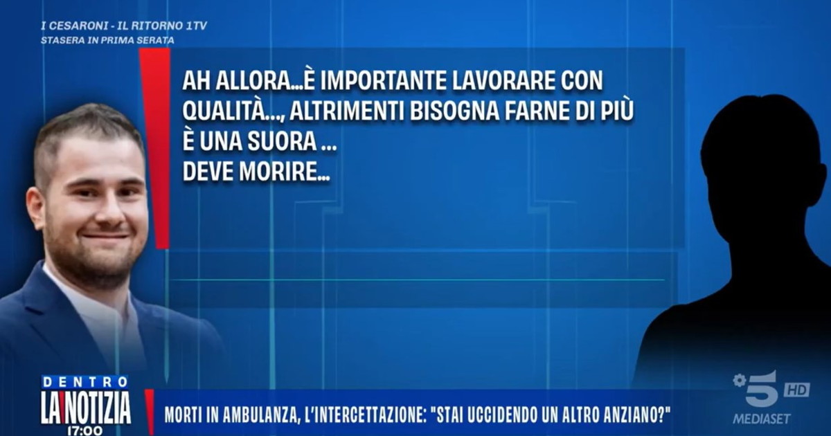Anziani morti in ambulanza, le telefonate choc: Un altro e stiamo a posto