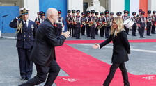 Palazzo Chigi, la premier Meloni incontra il premier albanese Rama