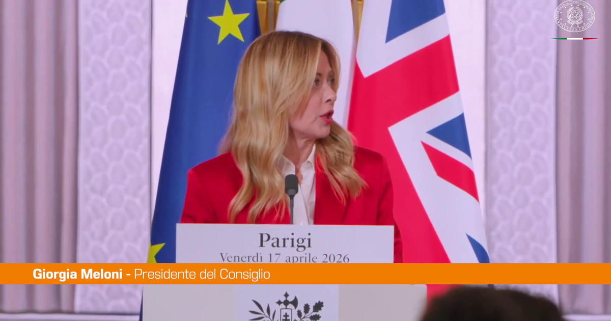 Stretto di Hormuz, Meloni "Libertà di navigazione centrale per Italia e Ue"