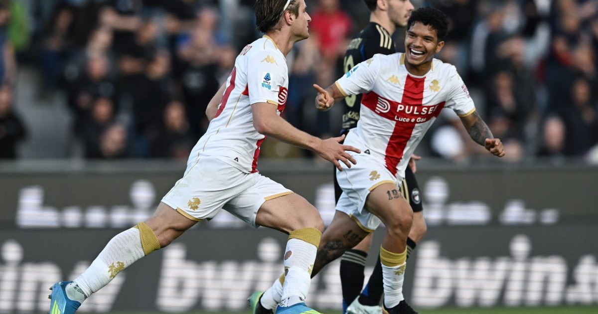 Il Genoa vince in rimonta 2-1 a Pisa e vede la salvezza