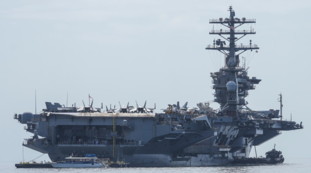 Portaerei George Bush arrivata in Medio Oriente