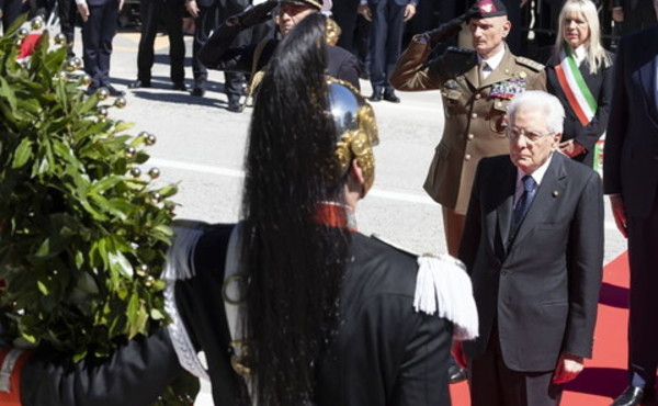 25 Aprile, Mattarella “La pace è il senso della Resistenza”