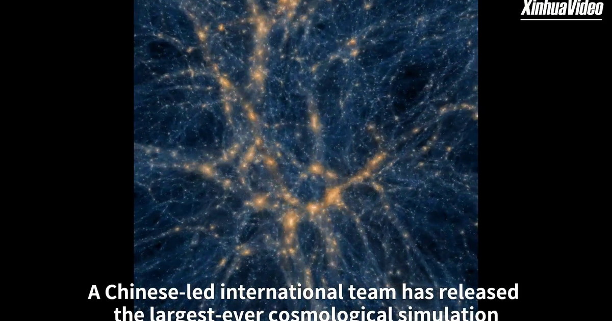 Team con scienziati cinesi crea più grande simulazione dell'universo di sempre