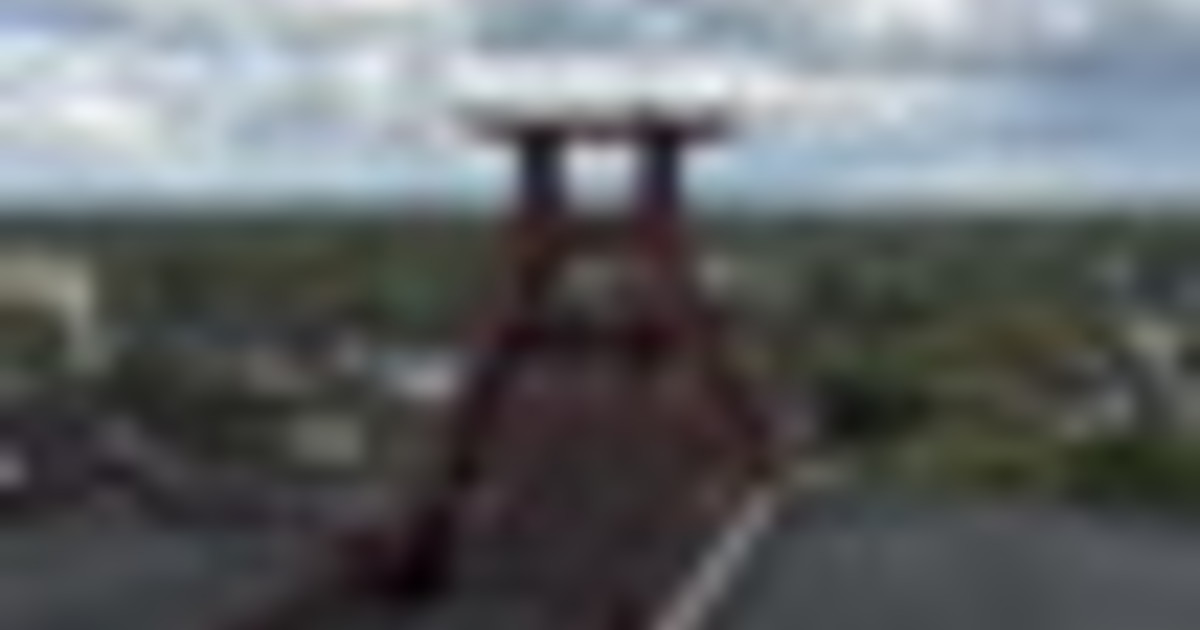 Oberhausen e la Ruhr viste dall'alto, puntando alle Olimpiadi 2036