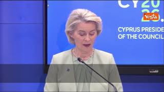 Von Der Leyen: Non si può avere stabilità nel Medio Oriente, se il Libano è in fiamme