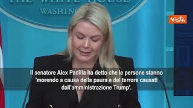Leavitt (Portavoce Casa Bianca): Accuse Democratici a Trump ispirano azioni di persone disturbate