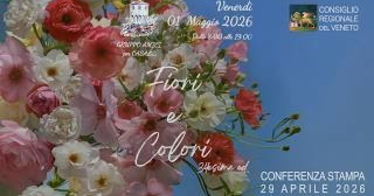 Comunicato Stampa: CRV - Presentata la 34a edizione di “Fiori e Colori” che si terrà a Casale sul Sile (TV) l'1 maggio