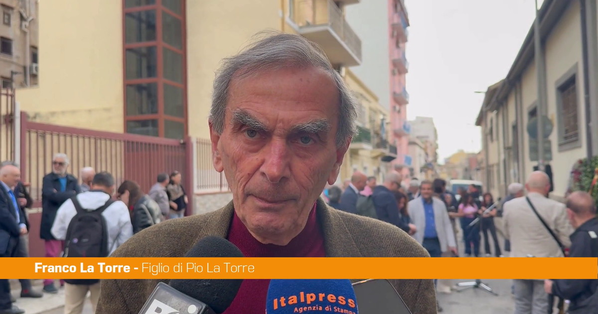 Commemorazione Pio La Torre, il figlio Franco "Mi piacerebbe ci fosse più gente"